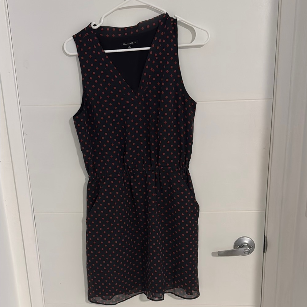 Broadway and Broome Black and Red Sheath Mini Dress purchased at Madewell